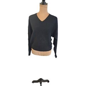 Philosophy Black Medium Bat Wing Sweater